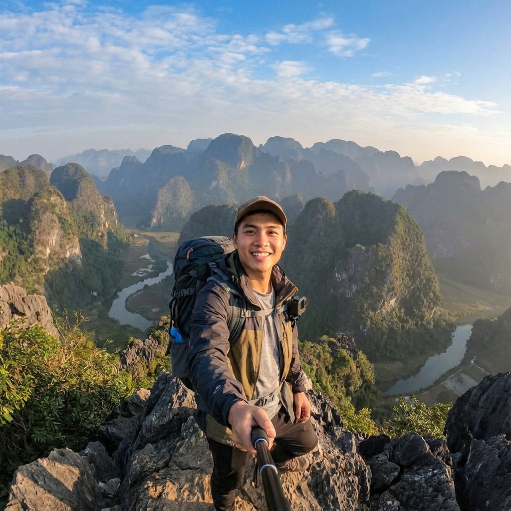 Ảnh anh Minh du lịch